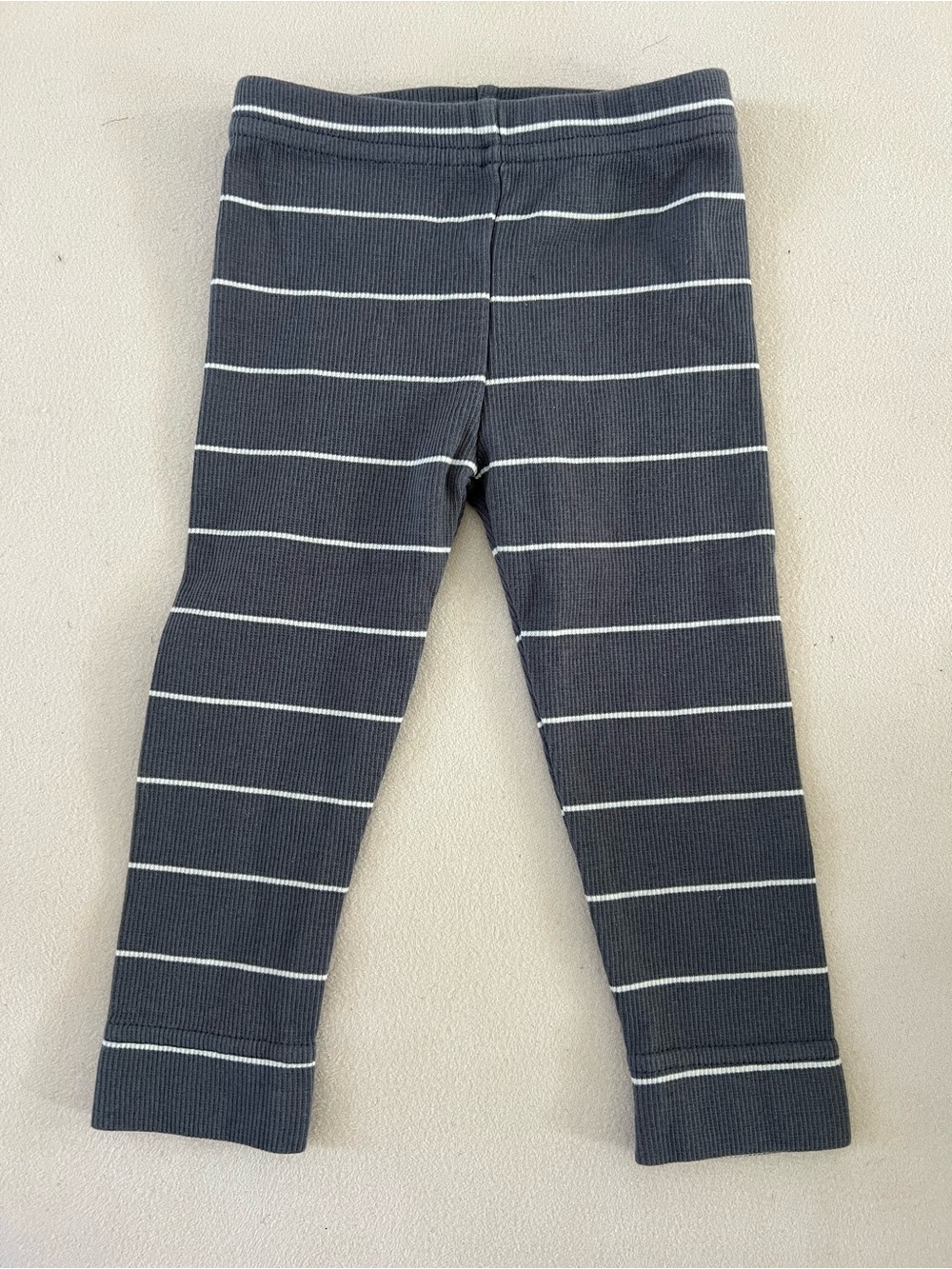 Jamie Kay- Kids Striped Charcoal Gray Leggings